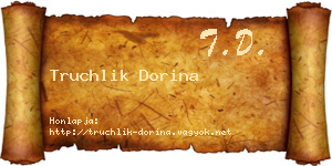 Truchlik Dorina névjegykártya