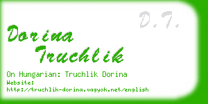 dorina truchlik business card